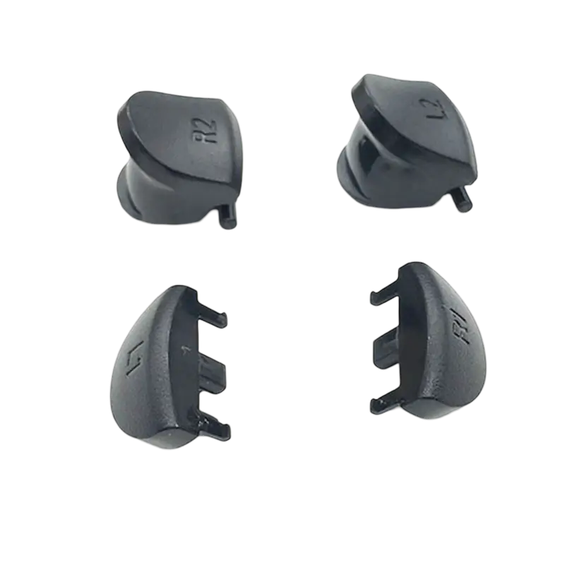 Black L1, R1, L2 and R2 replacement trigger buttons for a PS4 DualShock 4 JDM-030 controller - THARAA STORE
