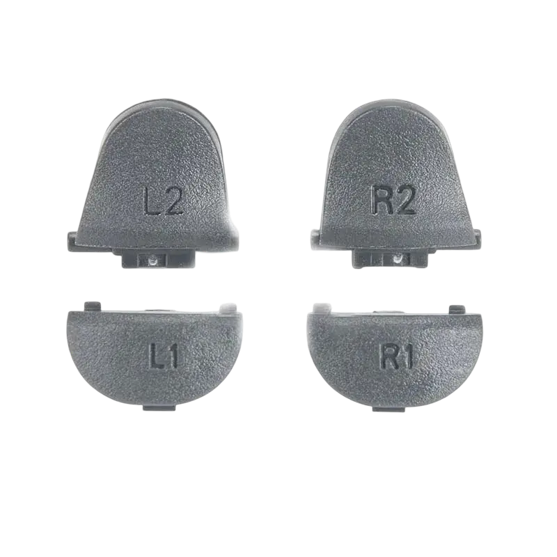 Gray L1 R1 L2 R2 replacement trigger buttons for PS4 DualShock 4 controller - THARAA STORE