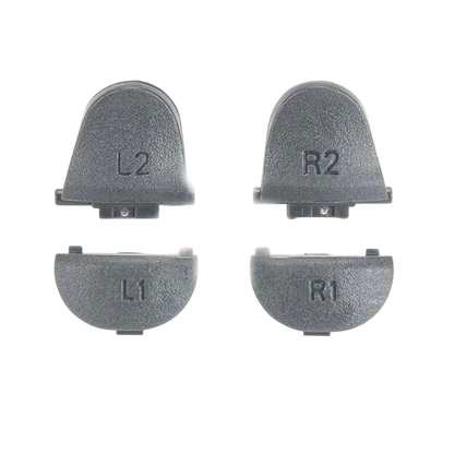 Gray L1 R1 L2 R2 replacement trigger buttons for PS4 DualShock 4 controller - THARAA STORE