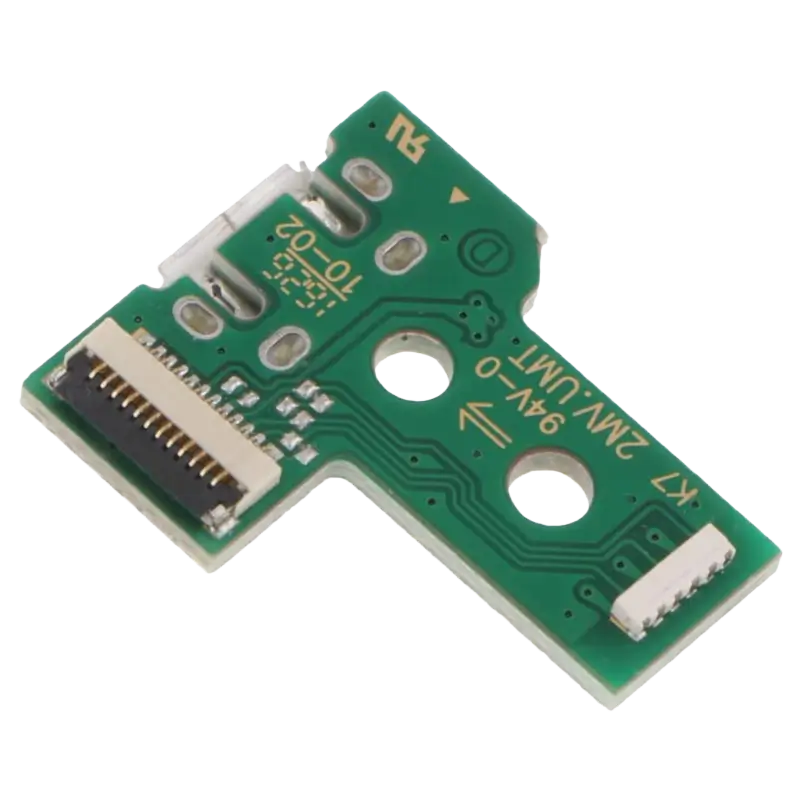PS4 DualShock 4 JDS-030 12-Pin Charging Port Board Micro USB Socket Replacement for PlayStation 4 Controller - THARAA STORE