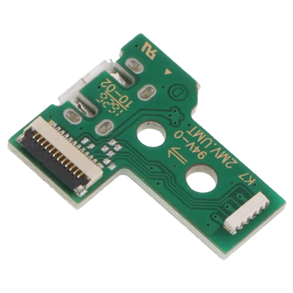 PS4 DualShock 4 JDS-030 12-Pin Charging Port Board Micro USB Socket Replacement for PlayStation 4 Controller - THARAA STORE