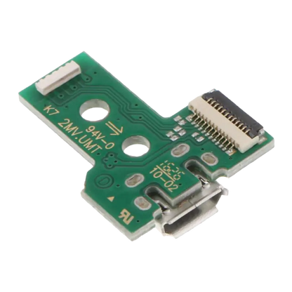PS4 DualShock 4 JDS-030 12-Pin Charging Port Board Micro USB Socket Replacement for PlayStation 4 Controller - THARAA STORE