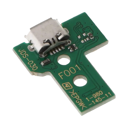 PS4 DualShock 4 JDS-030 12-Pin Charging Port Board Micro USB Socket Replacement for PlayStation 4 Controller - THARAA STORE