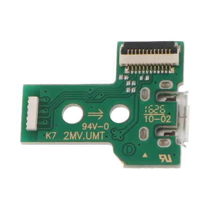 PS4 DualShock 4 JDS-030 12-Pin Charging Port Board Micro USB Socket Replacement for PlayStation 4 Controller - THARAA STORE