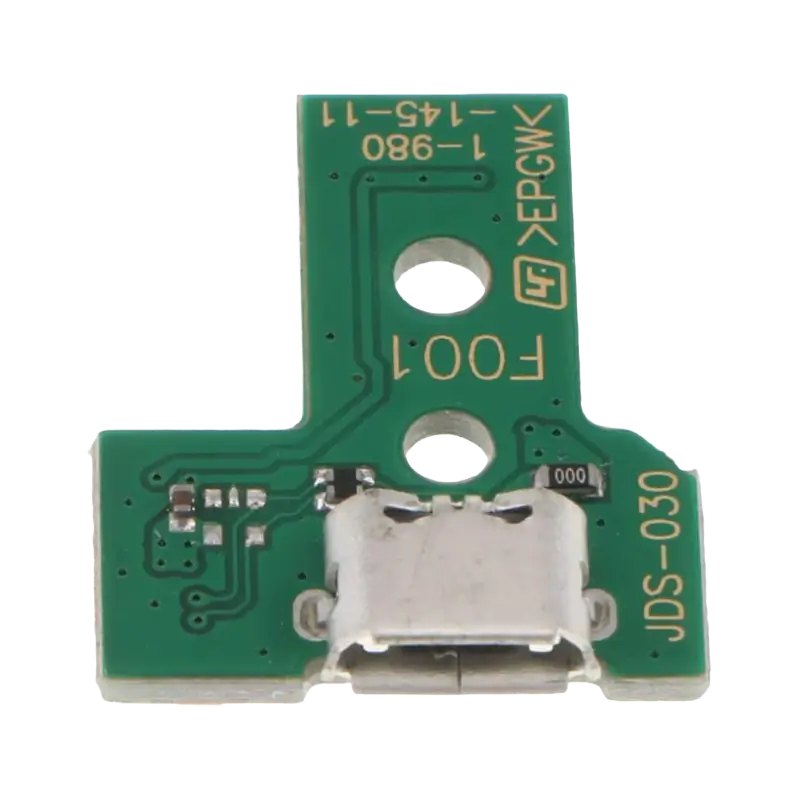 PS4 DualShock 4 JDS-030 12-Pin Charging Port Board Micro USB Socket Replacement for PlayStation 4 Controller - THARAA STORE