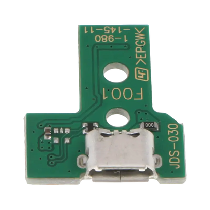 PS4 DualShock 4 JDS-030 12-Pin Charging Port Board Micro USB Socket Replacement for PlayStation 4 Controller - THARAA STORE