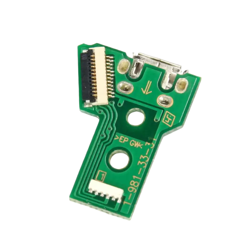 PS4 DualShock 4 JDS-040 12-Pin Charging Port Board Micro USB Socket Replacement for PlayStation 4 Controller - THARAA STORE