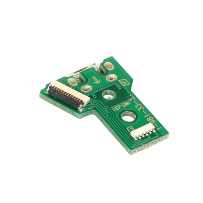 PS4 DualShock 4 JDS-040 12-Pin Charging Port Board Micro USB Socket Replacement for PlayStation 4 Controller - THARAA STORE