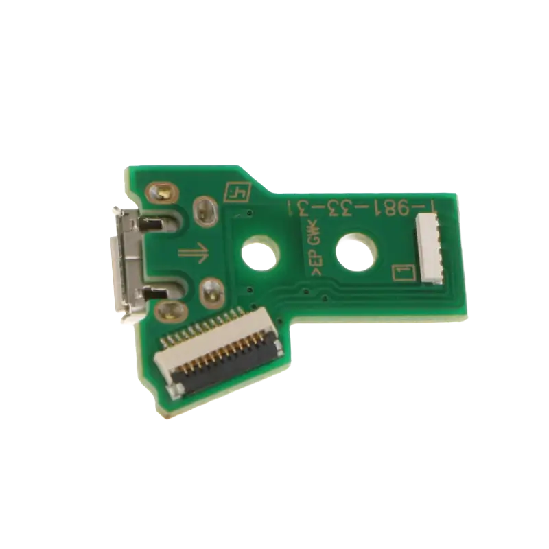 PS4 DualShock 4 JDS-040 12-Pin Charging Port Board Micro USB Socket Replacement for PlayStation 4 Controller - THARAA STORE