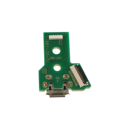 PS4 DualShock 4 JDS-040 12-Pin Charging Port Board Micro USB Socket Replacement for PlayStation 4 Controller - THARAA STORE