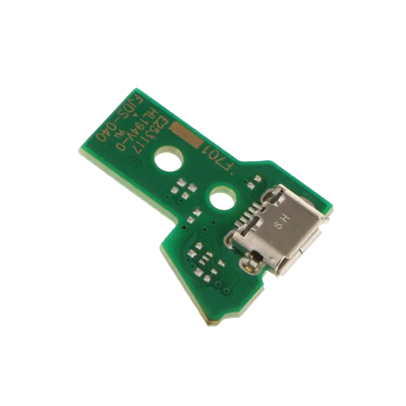 PS4 DualShock 4 JDS-040 12-Pin Charging Port Board Micro USB Socket Replacement for PlayStation 4 Controller - THARAA STORE