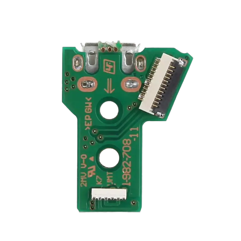 PS4 DualShock 4 JDS-055 12-Pin USB Charging Port Board Replacement for Sony PlayStation 4 Controller - THARAA STORE
