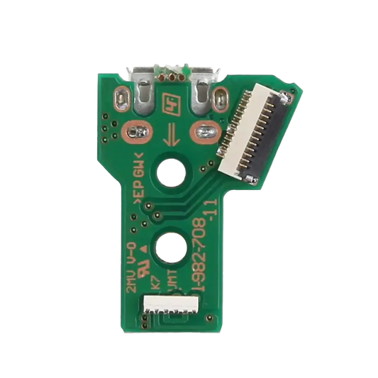 PS4 DualShock 4 JDS-055 12-Pin USB Charging Port Board Replacement for Sony PlayStation 4 Controller - THARAA STORE