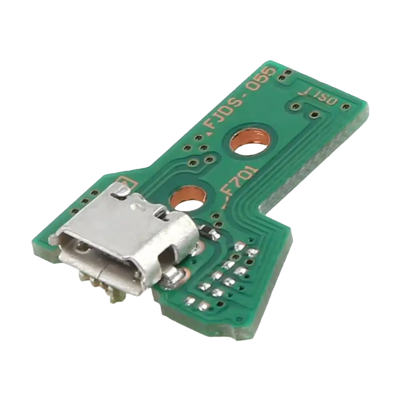 PS4 DualShock 4 JDS-055 12-Pin USB Charging Port Board Replacement for Sony PlayStation 4 Controller - THARAA STORE