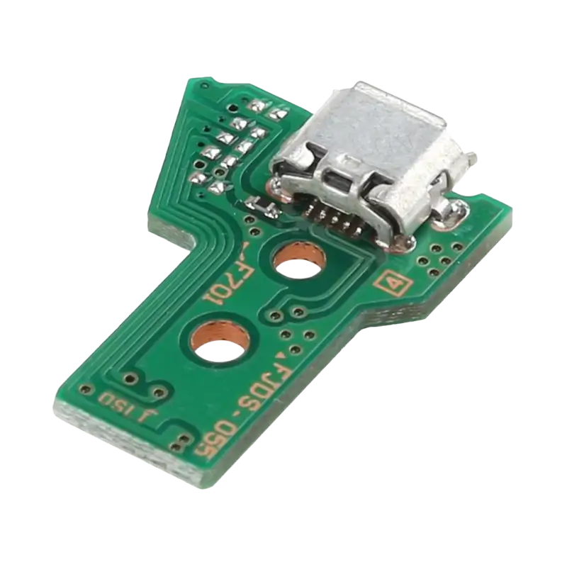 PS4 DualShock 4 JDS-055 12-Pin USB Charging Port Board Replacement for Sony PlayStation 4 Controller - THARAA STORE