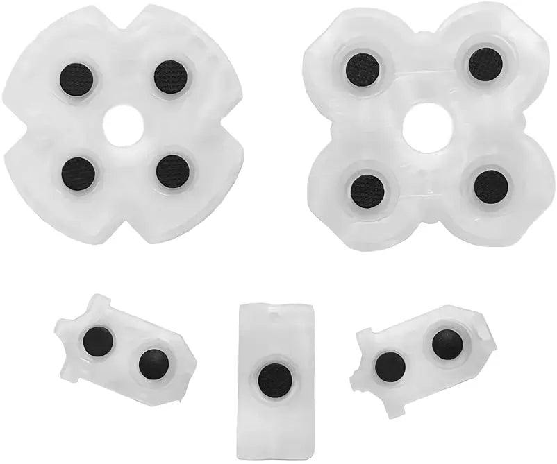 High-quality silicone rubber contact pads set for PS4 DualShock 4 controller compatible with JDM-030 JDM-040 JDM-050 and JDM-055 - THARAA STORE