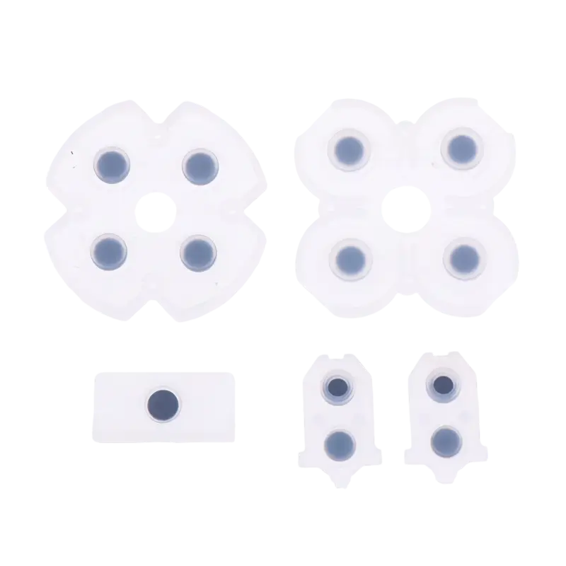 High-quality silicone rubber contact pads set for PS4 DualShock 4 controller compatible with JDM-030 JDM-040 JDM-050 and JDM-055 - THARAA STORE