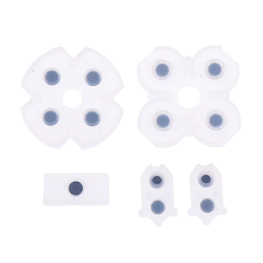 High-quality silicone rubber contact pads set for PS4 DualShock 4 controller compatible with JDM-030 JDM-040 JDM-050 and JDM-055 - THARAA STORE