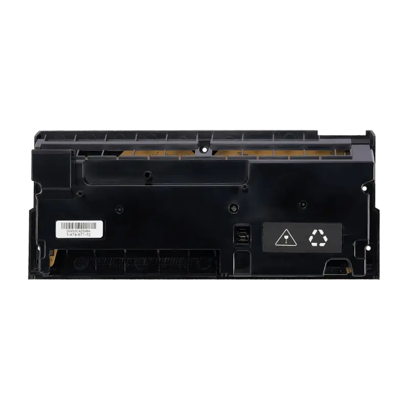 ADP-300CR 4-pin internal power supply for PS4 Pro CUH-70XX, shown from multiple angles with its black casing, mounting points, connector area, and AC power inlet - THARAA STORE