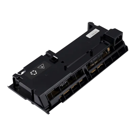 ADP-300CR 4-pin internal power supply for PS4 Pro CUH-70XX, shown from multiple angles with its black casing, mounting points, connector area, and AC power inlet - THARAA STORE