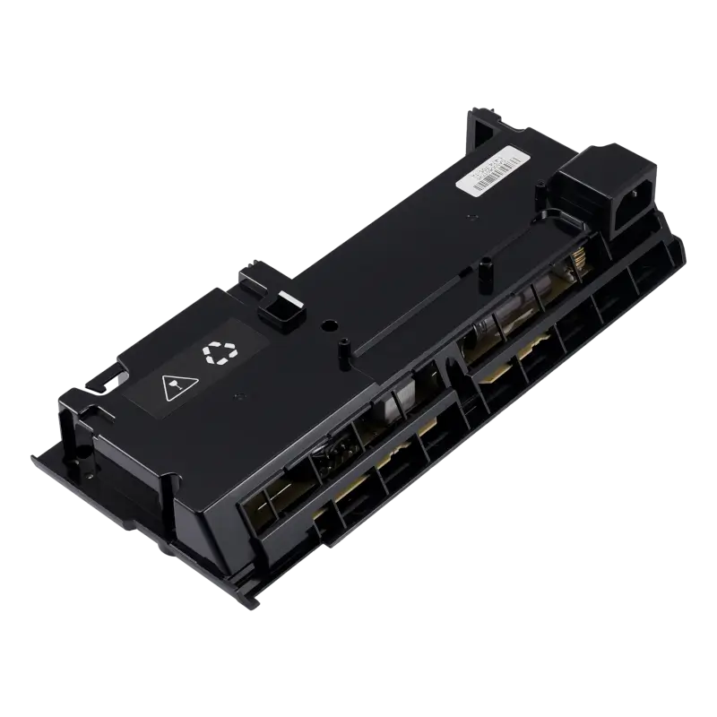 ADP-300ER / N15-300P1A 4-pin internal power supply for PS4 Pro CUH-71XX, shown from multiple angles with its black casing, mounting points, connector area, and AC power inlet - THARAA STORE