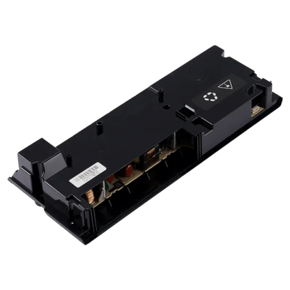 Black ADP-300FR 4-pin internal power supply for PS4 Pro CUH-72XX, shown from multiple angles with its casing, internal components, mounting points, and AC power inlet - THARAA STORE