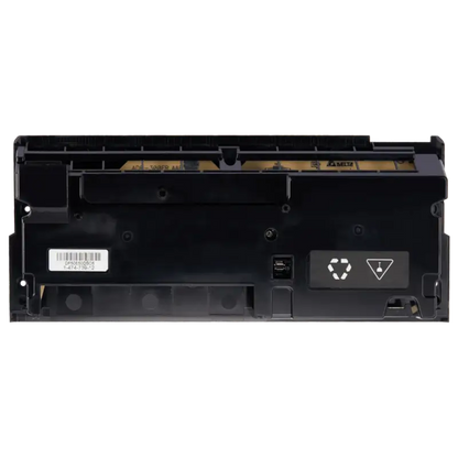 Black ADP-300FR 4-pin internal power supply for PS4 Pro CUH-72XX, shown from multiple angles with its casing, internal components, mounting points, and AC power inlet - THARAA STORE