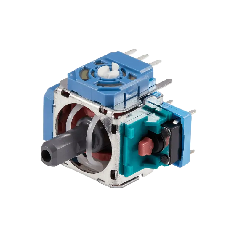 Blue 3D analog joystick module for PS4 and PS5 controller repair - THARAA STORE