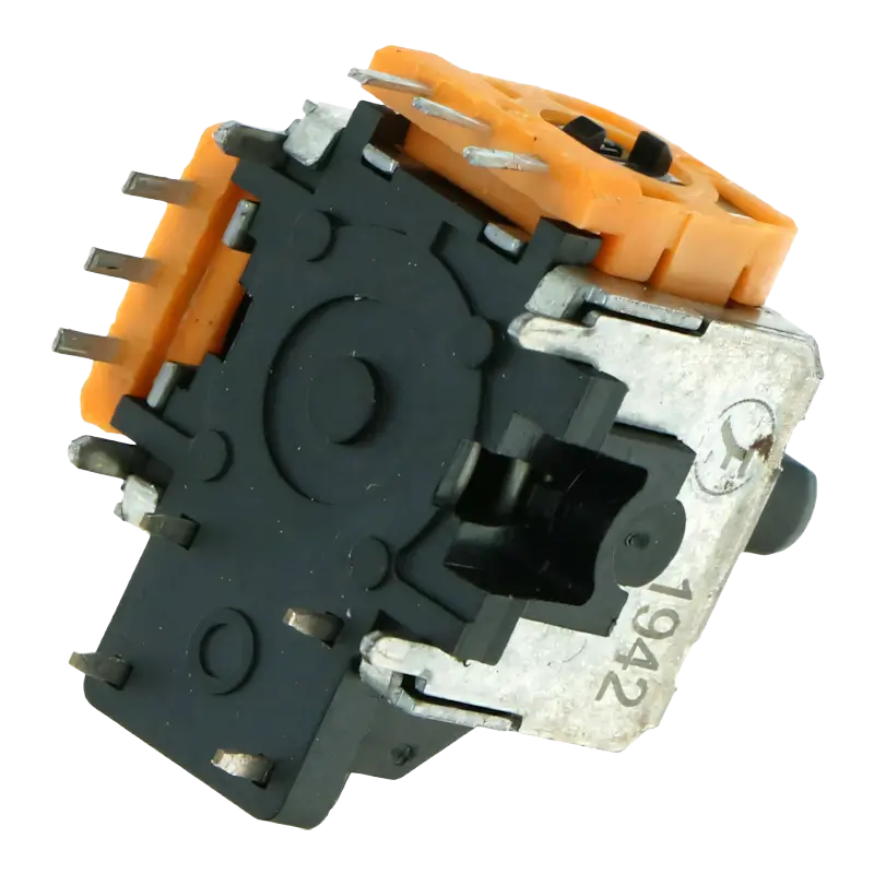 Orange 3D analog joystick module with 10K potentiometers for PS4 and PS5 controller repair - THARAA STORE