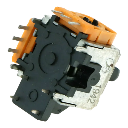 Orange 3D analog joystick module with 10K potentiometers for PS4 and PS5 controller repair - THARAA STORE