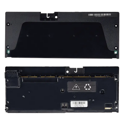 PlayStation 4 Slim ADP-160CR power supply shown from multiple angles, including its casing, connector area, internal structure and AC power inlet - THARAA STORE