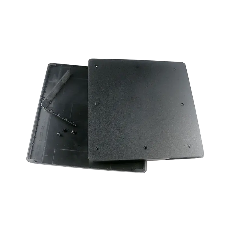 Black top and bottom body cover set for PlayStation 4 Slim CUH-2115 and CUH-2215 - THARAA STORE