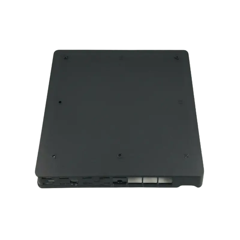 Black top and bottom body cover set for PlayStation 4 Slim CUH-2115 and CUH-2215 - THARAA STORE