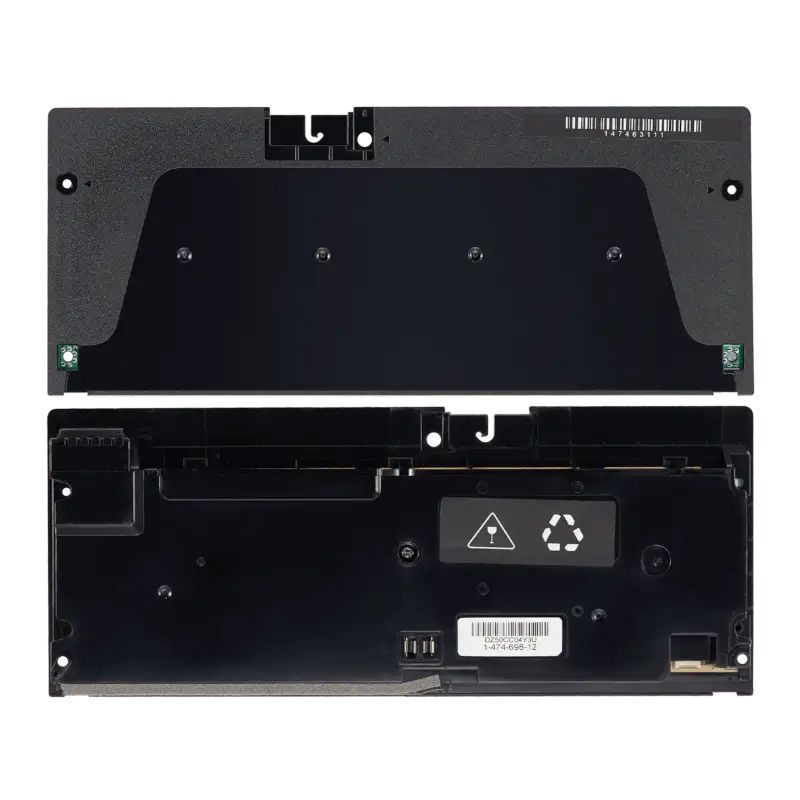 ADP-160ER / N16-160P1A internal power supply for PS4 Slim CUH-21XX, shown from multiple angles with its black casing, mounting points, connector area, and AC power inlet - THARAA STORE