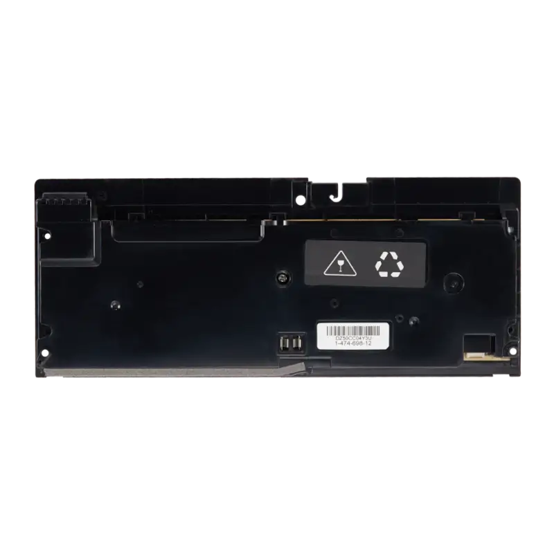 ADP-160ER / N16-160P1A internal power supply for PS4 Slim CUH-21XX, shown from multiple angles with its black casing, mounting points, connector area, and AC power inlet - THARAA STORE