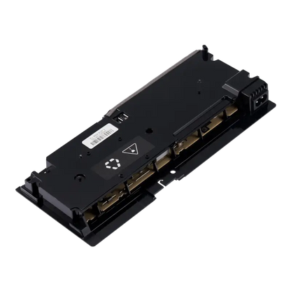 ADP-160ER / N16-160P1A internal power supply for PS4 Slim CUH-21XX, shown from multiple angles with its black casing, mounting points, connector area, and AC power inlet - THARAA STORE