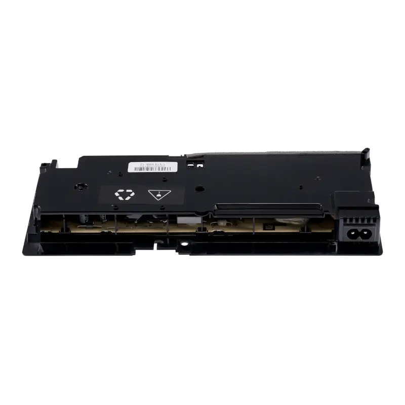 ADP-160ER / N16-160P1A internal power supply for PS4 Slim CUH-21XX, shown from multiple angles with its black casing, mounting points, connector area, and AC power inlet - THARAA STORE