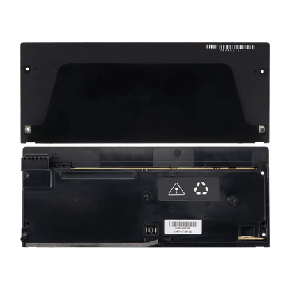 ADP-160FR / N17-160P1A internal power supply for PS4 Slim CUH-22XX, shown from multiple angles with its black casing, connector area, mounting points, and AC power inlet - THARAA STORE