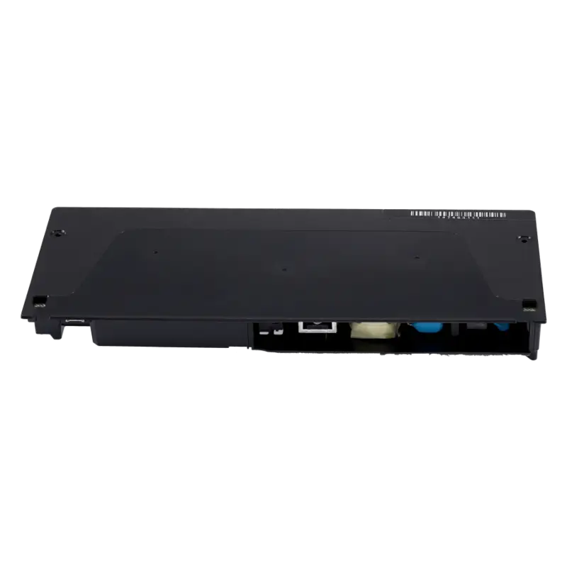ADP-160FR / N17-160P1A internal power supply for PS4 Slim CUH-22XX, shown from multiple angles with its black casing, connector area, mounting points, and AC power inlet - THARAA STORE