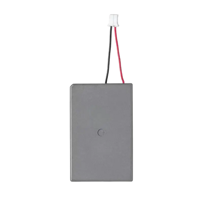 Rectangular replacement controller battery with a short red and black cable and white connector, shown from both sides - THARAA STORE