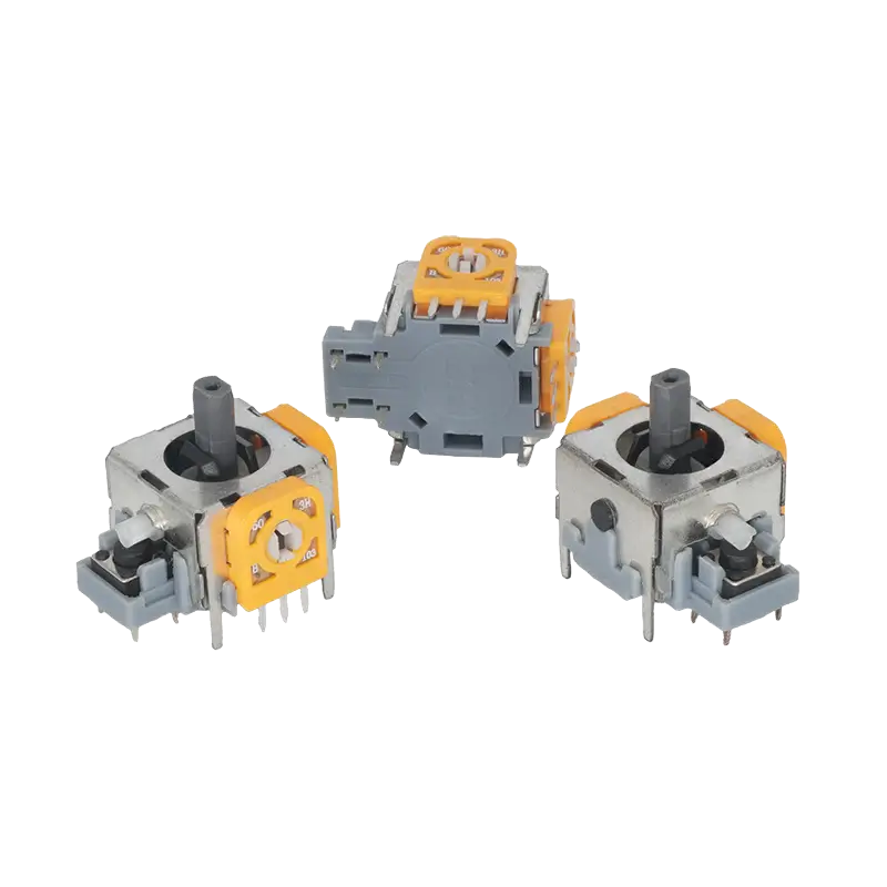Yellow 3D analog joystick module for PS4 DualShock 4 controller repair - THARAA STORE