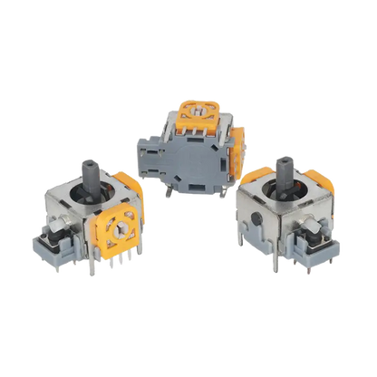 Yellow 3D analog joystick module for PS4 DualShock 4 controller repair - THARAA STORE