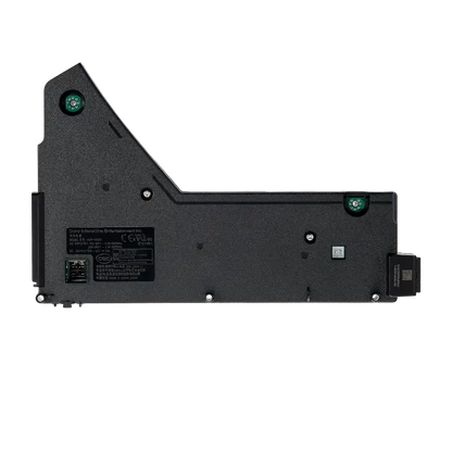 Black internal PS5 power supply unit for compatible CFI-10XX and CFI-11XX consoles, shown from multiple angles with its specification label, ventilation openings, mounting points and AC power connector - THARAA STORE