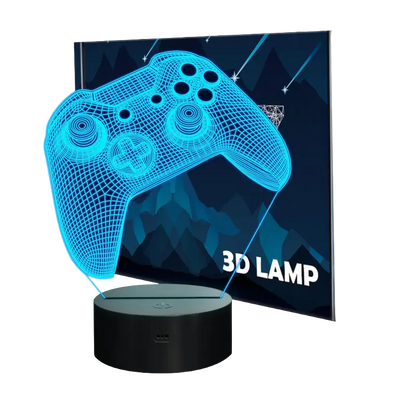 PS5 Controller LED Night Light USB Table Lamp for Gaming Room and Desk Decoration - THARAA STORE