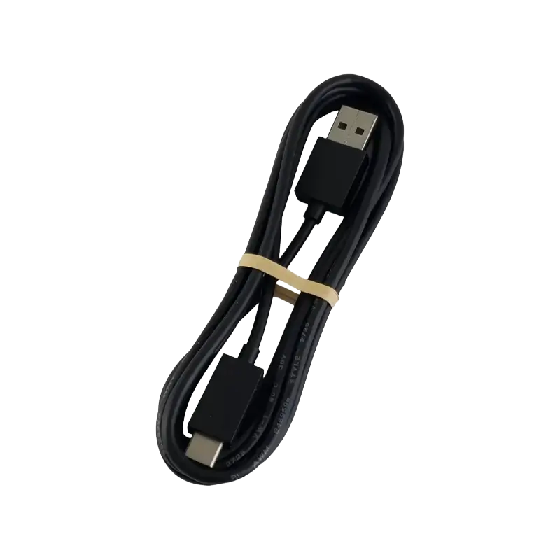 Black USB-A to USB-C charging cable for Sony PlayStation 5 DualSense wireless controller - THARAA STORE