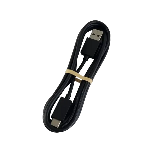 Black USB-A to USB-C charging cable for Sony PlayStation 5 DualSense wireless controller - THARAA STORE