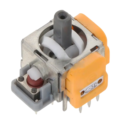 Hall Effect 3D analog joystick module with orange side components for PS5 controller repair - THARAA STORE
