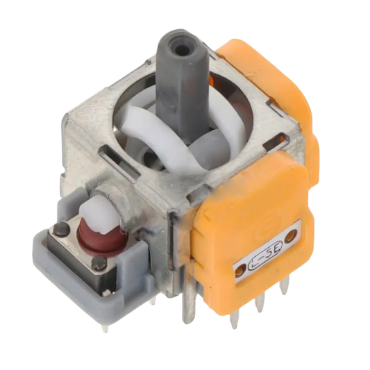 Hall Effect 3D analog joystick module with orange side components for PS5 controller repair - THARAA STORE