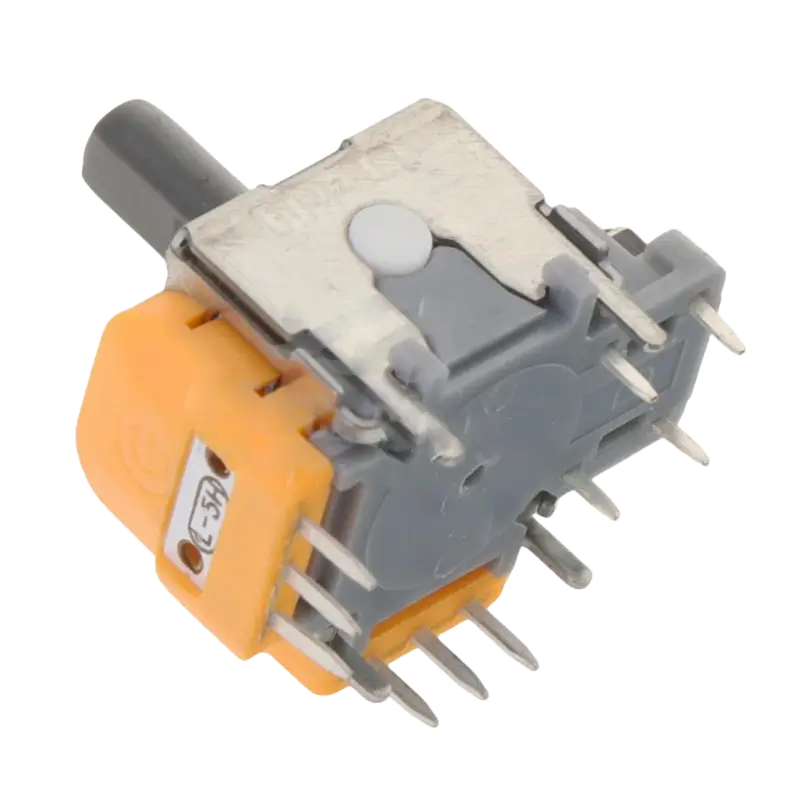 Hall Effect 3D analog joystick module with orange side components for PS5 controller repair - THARAA STORE