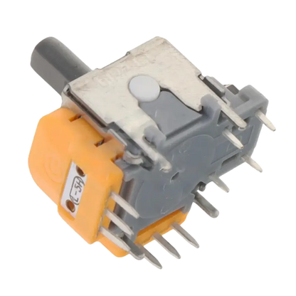 Hall Effect 3D analog joystick module with orange side components for PS5 controller repair - THARAA STORE